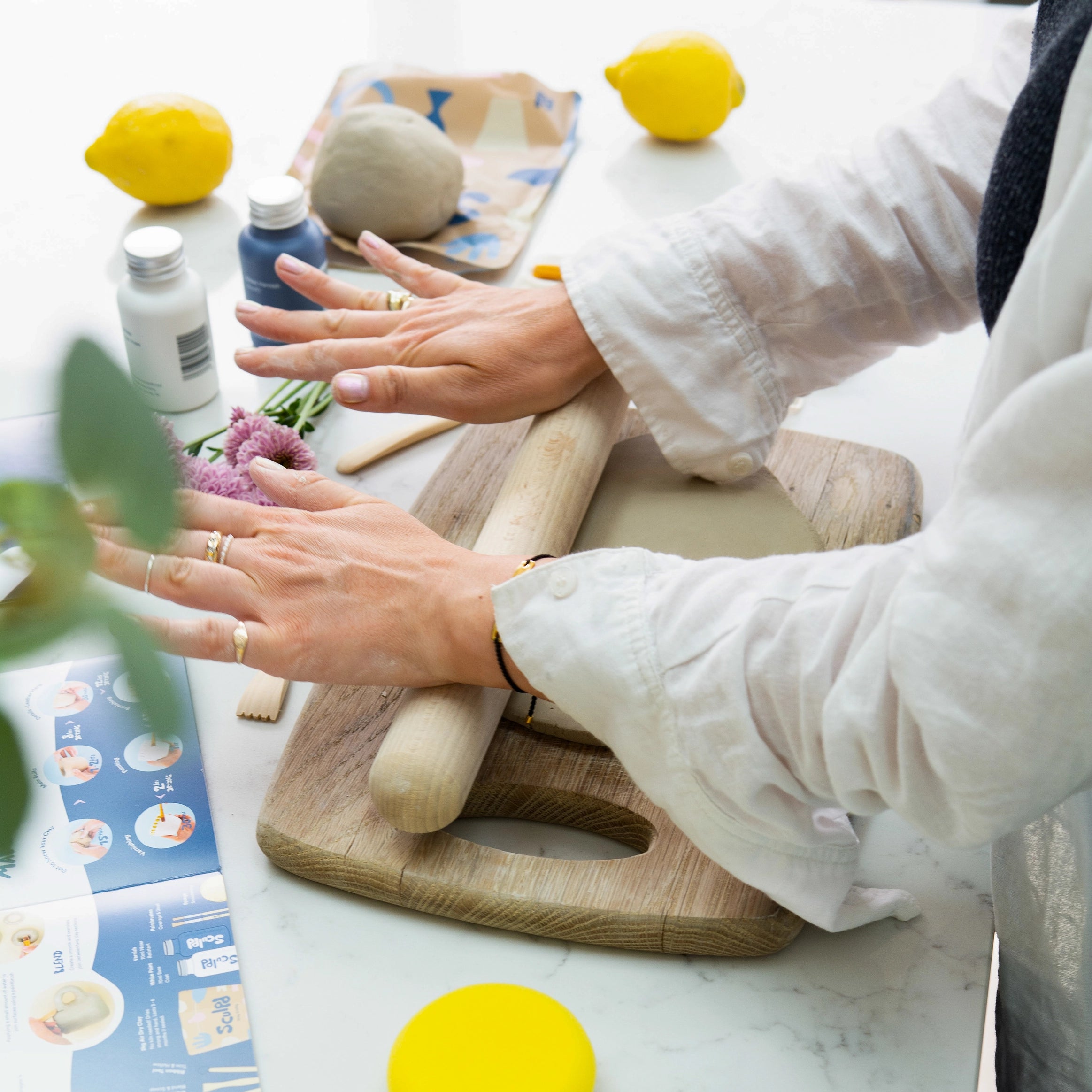 Sculpd, Pottery Reinvented, Air-Dry Clay Kits