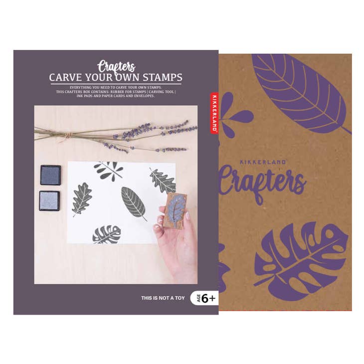 Crafters Block Printing Kit – Kikkerland Design Inc