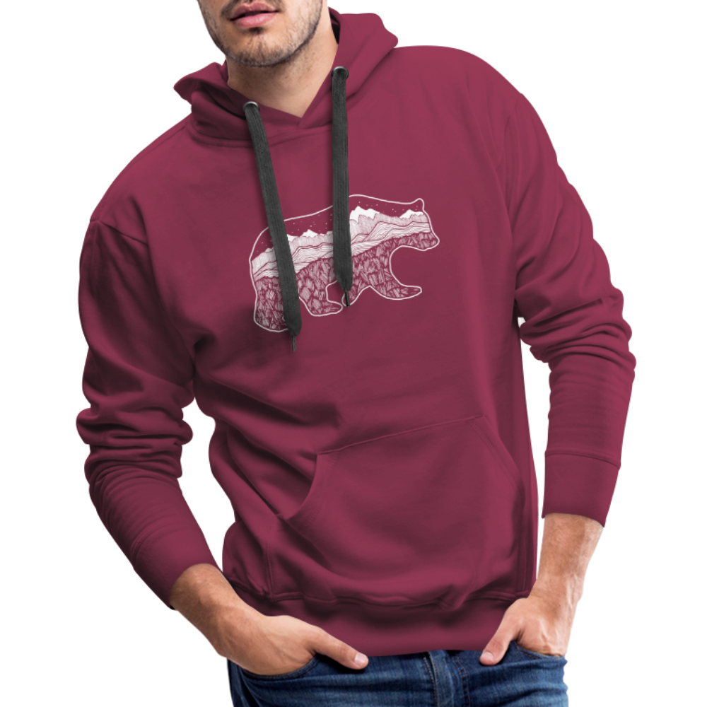 Grizzly Classic Hoodie - burgundy