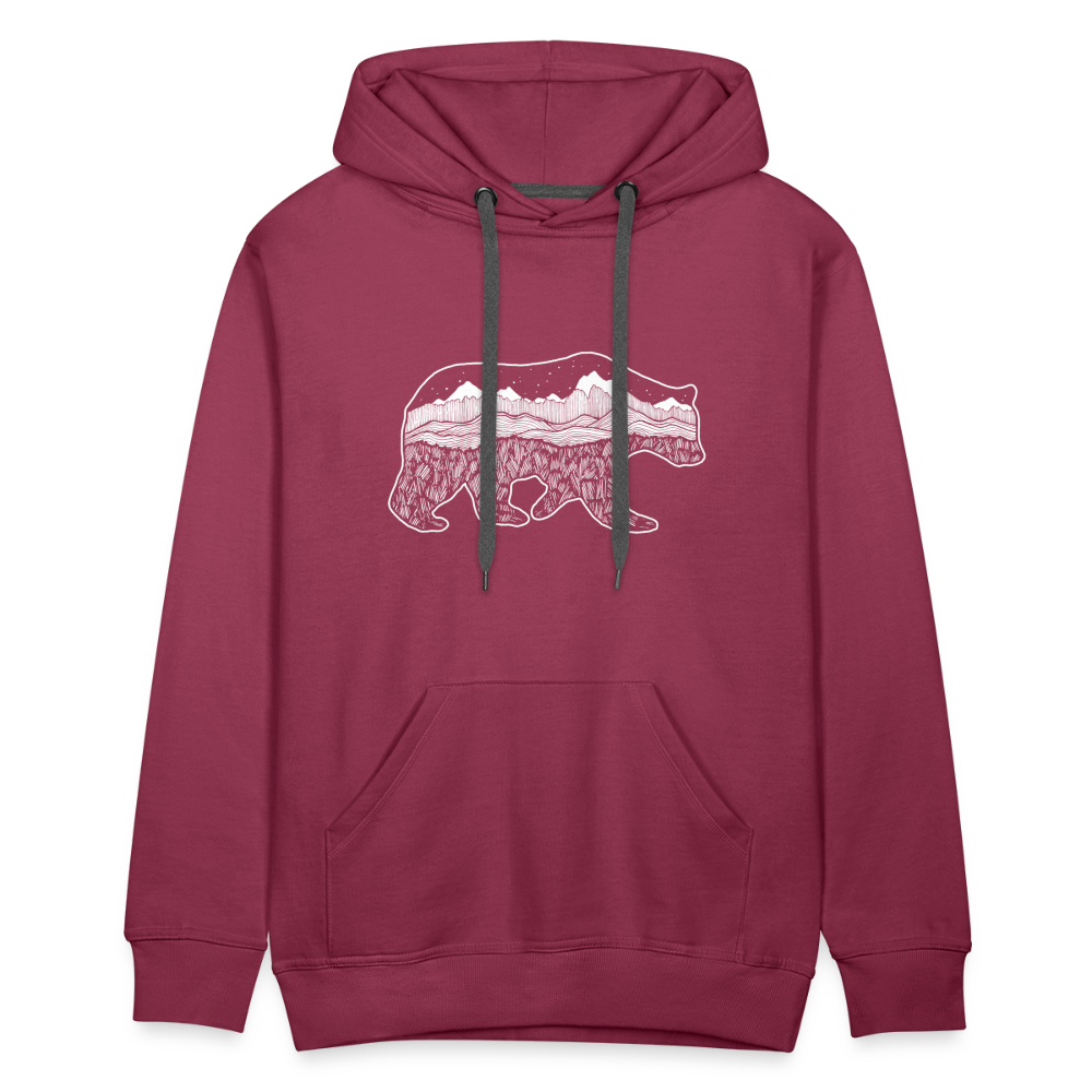 Grizzly Classic Hoodie - burgundy