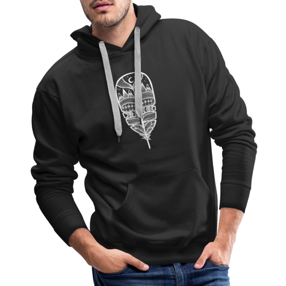 World in a Feather Classic Hoodie - black