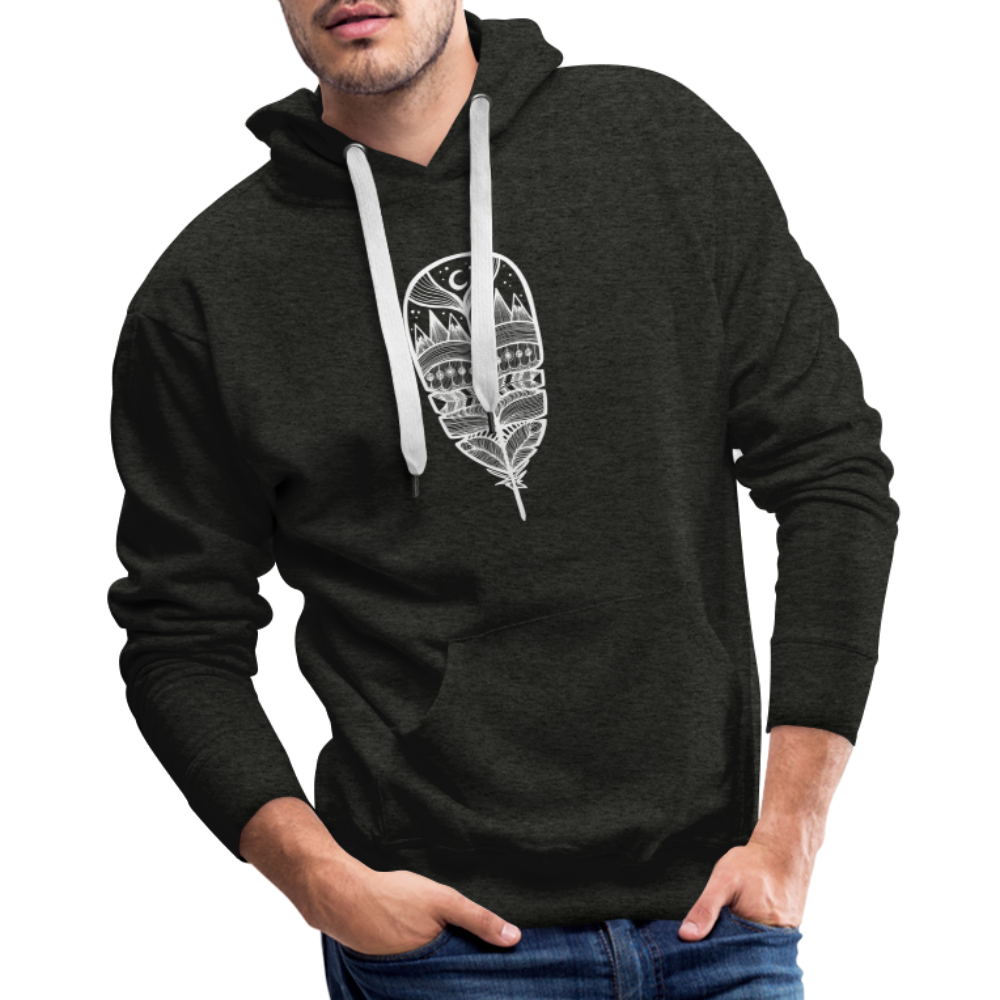 World in a Feather Classic Hoodie - charcoal grey
