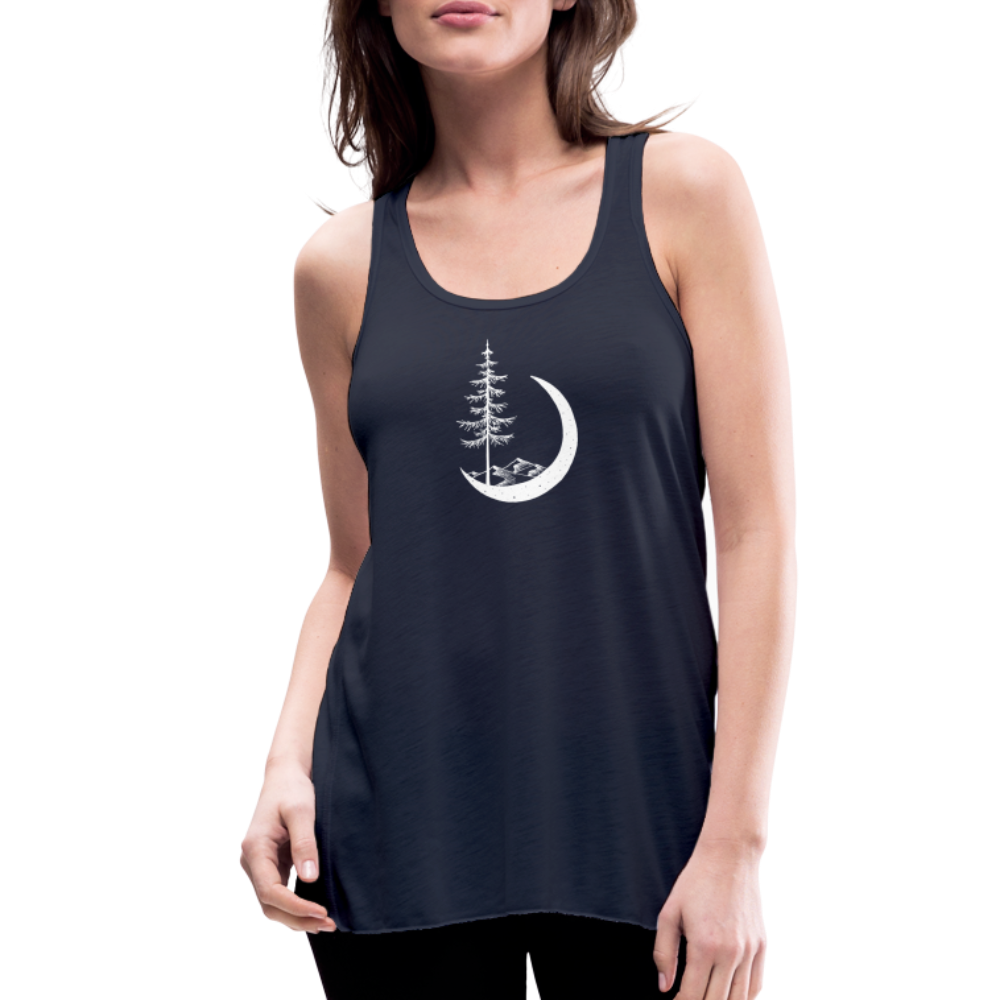 Stand Tall Tank - White Ink - navy