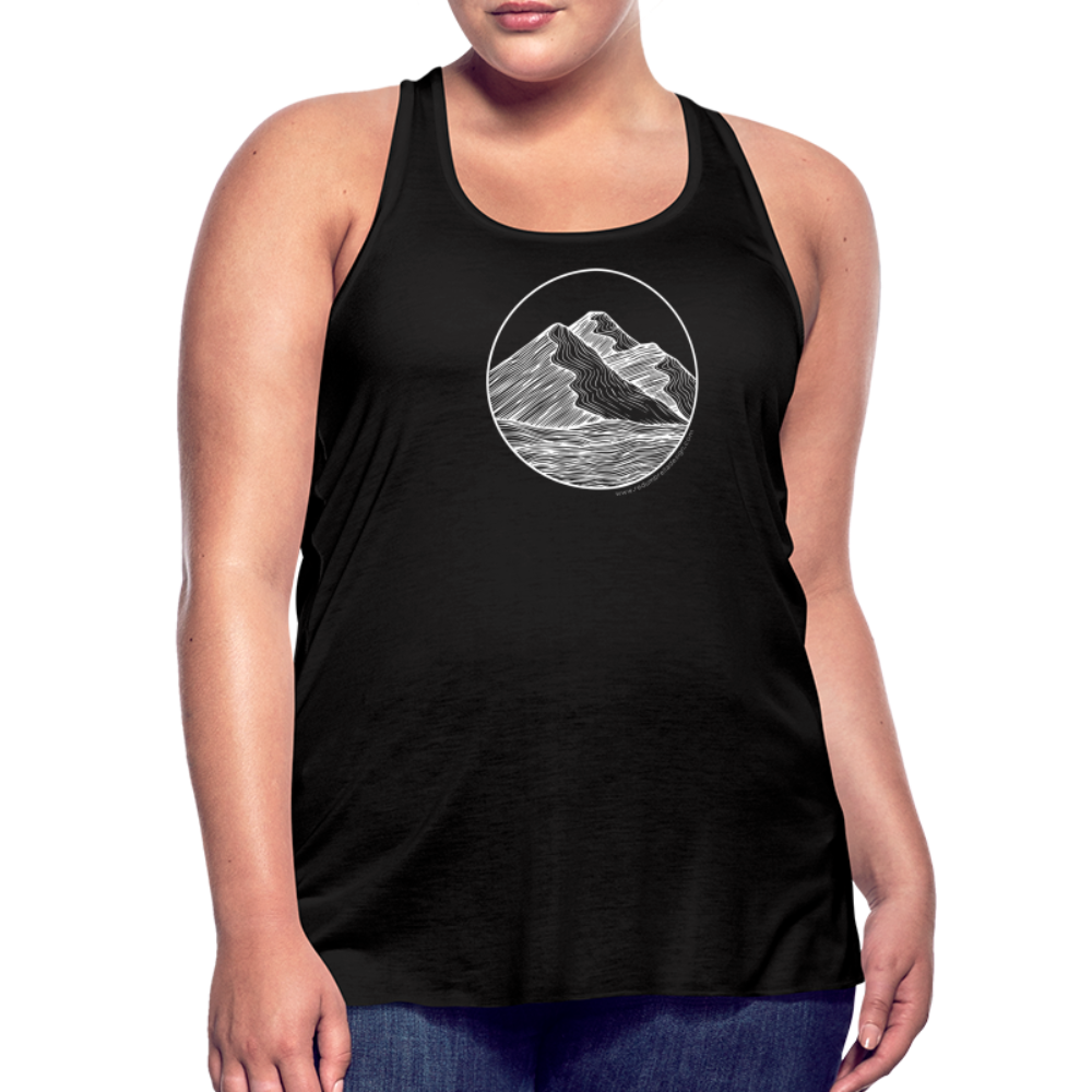 Mountain Tank - White Ink - black