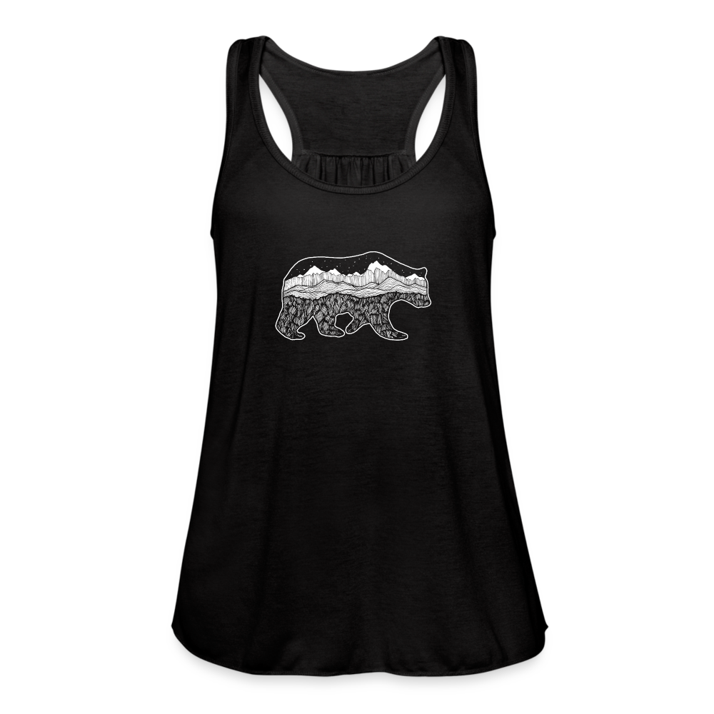 Grizzly Tank - White Ink - black