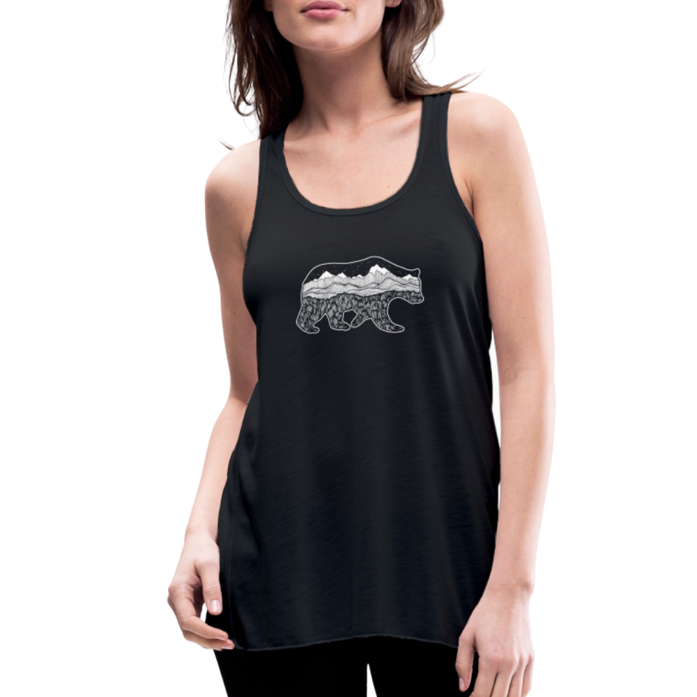 Grizzly Tank - White Ink - black
