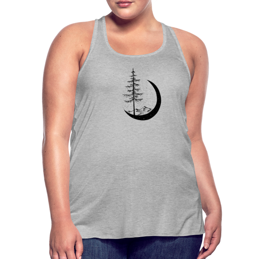 Stand Tall Tank - Black Ink - heather gray
