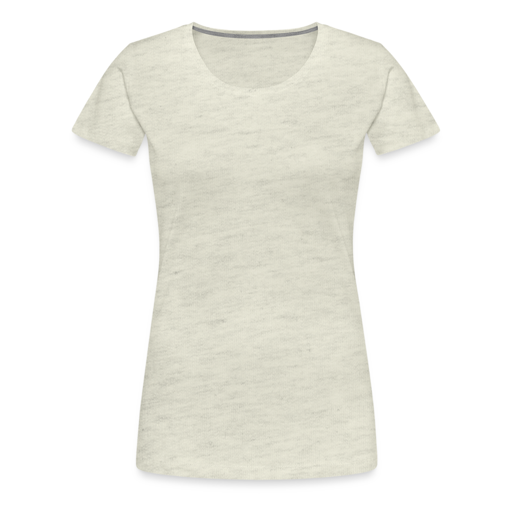 Blank Women's Scoop Neck Tee - heather oatmeal