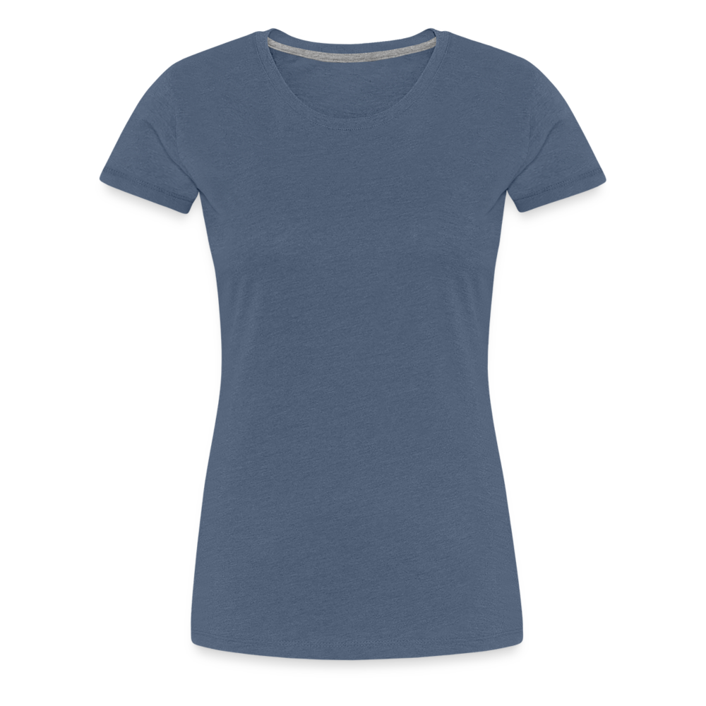 Blank Women's Scoop Neck Tee - heather blue