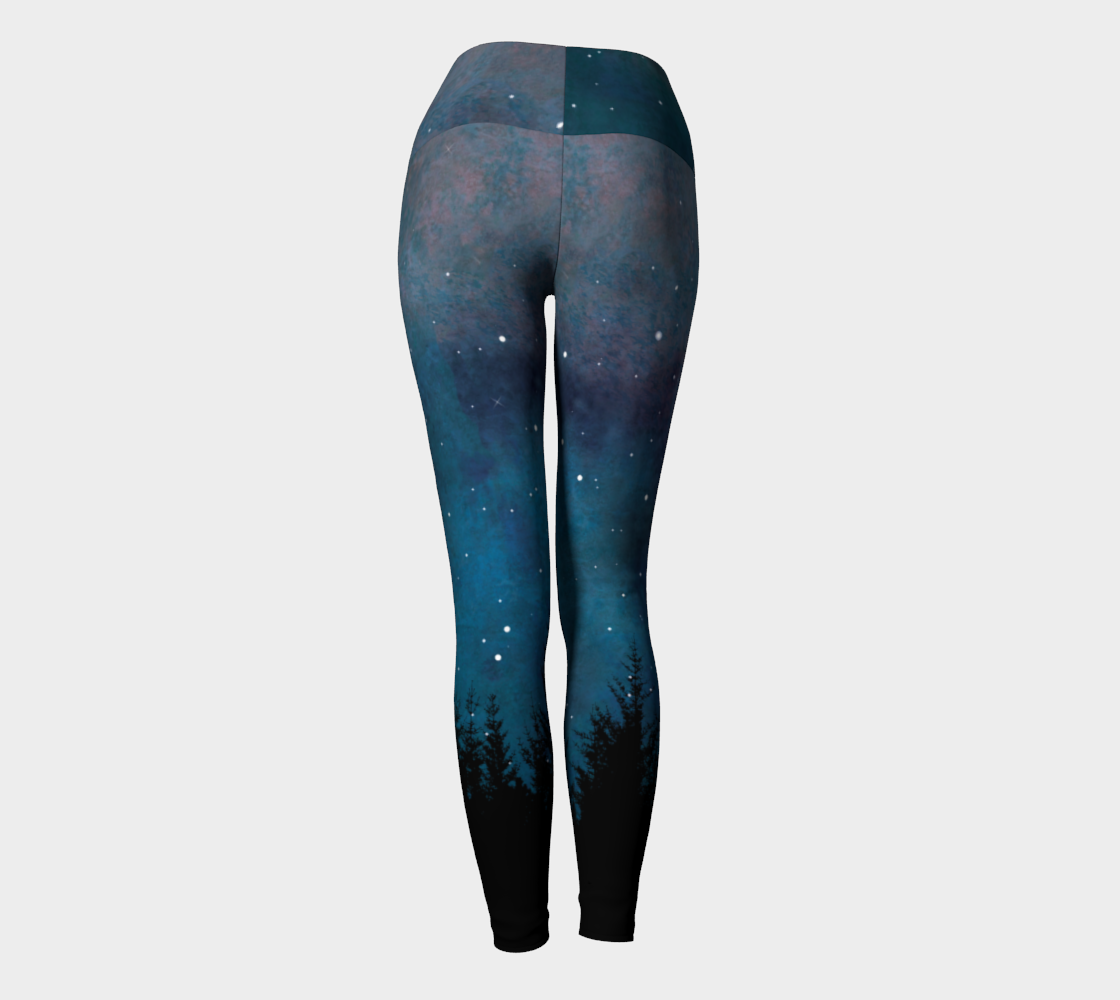 Night Sky Yoga Leggings – Red Umbrella Designs